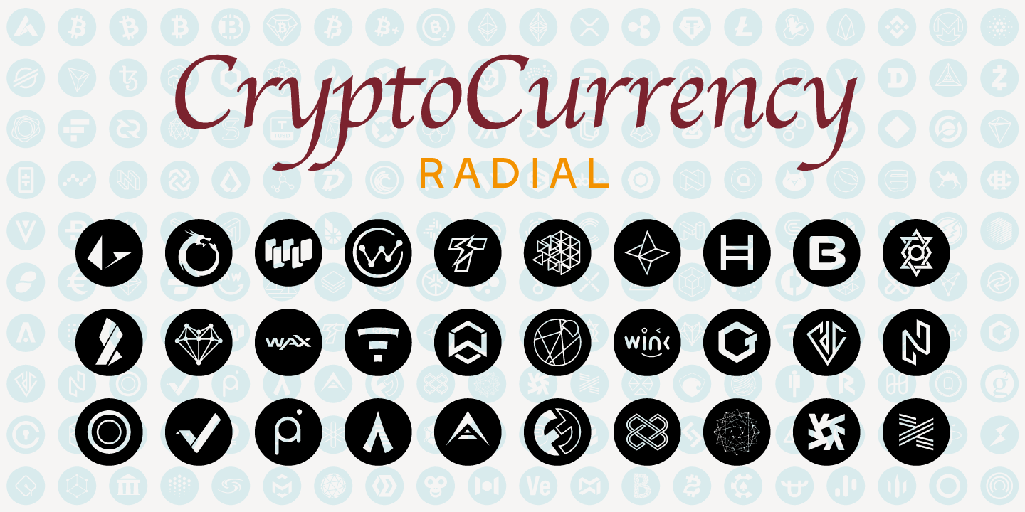 Example font Cryptocurrency #5